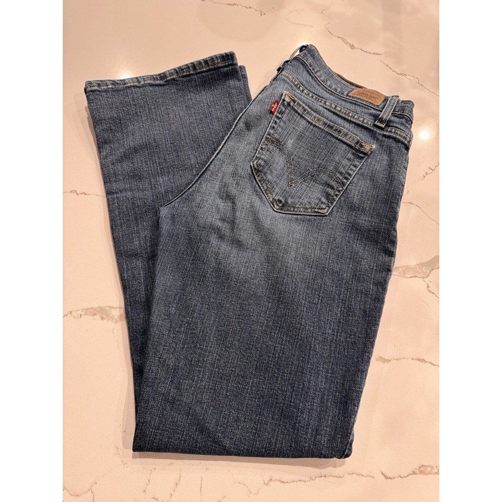 Levi's 529 Curvy Bootcut‎ Jeans Size 12 Denim Stitched Pockets VTG